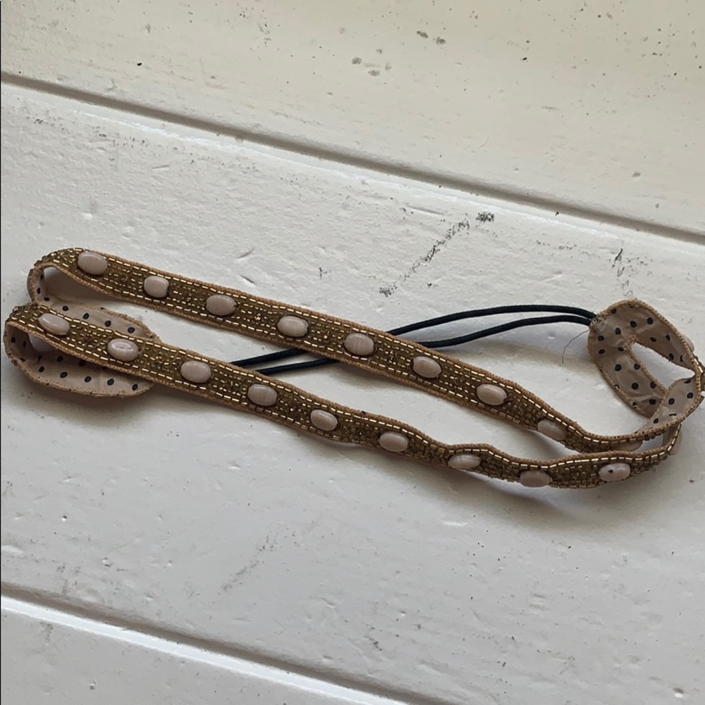 Gold headband